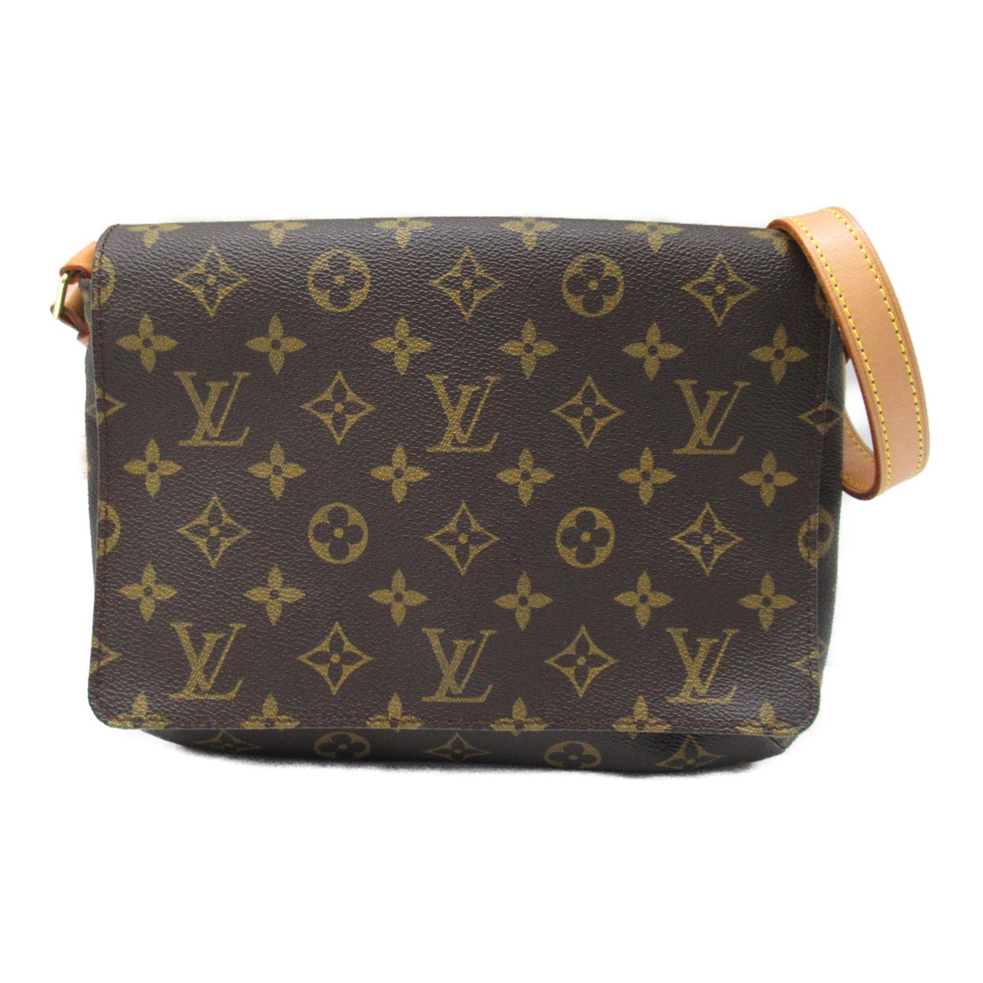 LOUIS VUITTON Musette Tango Short Brown Monogram PVC coated canvas M51257