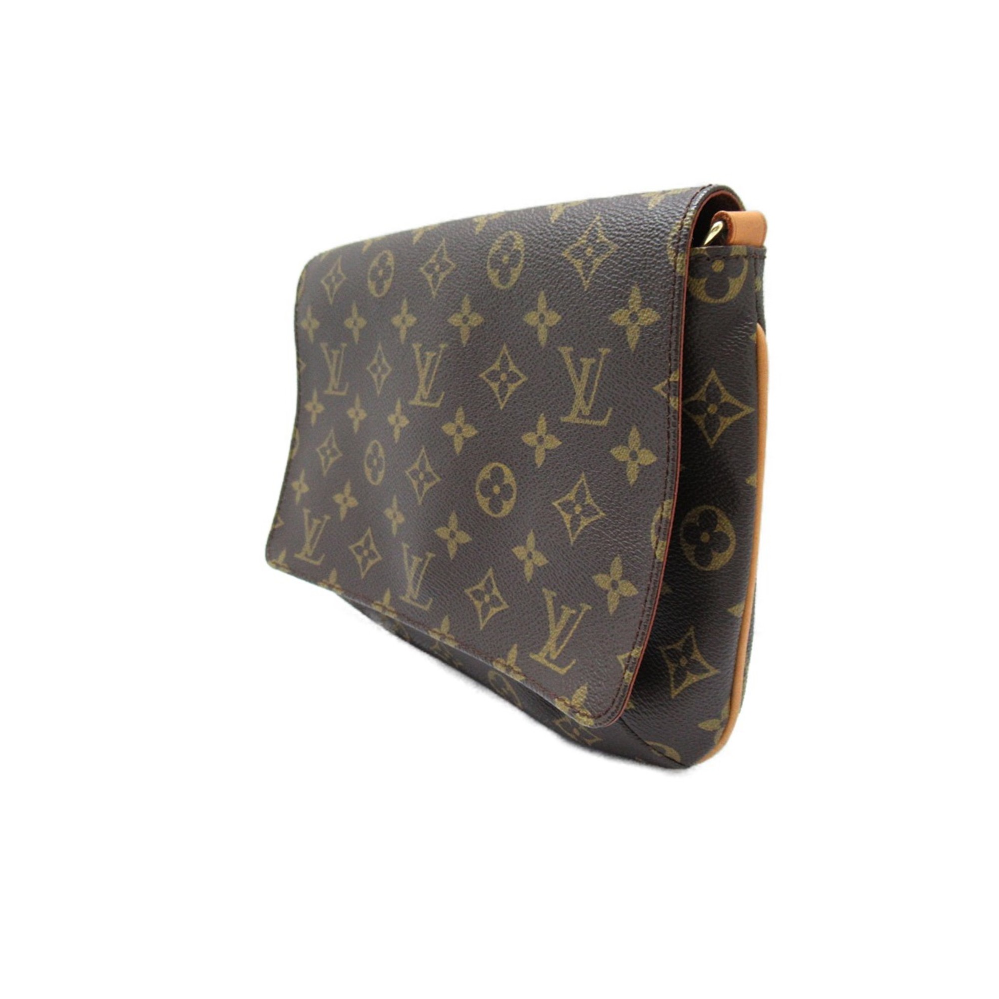 LOUIS VUITTON Musette Tango Short Brown Monogram PVC coated canvas M51257