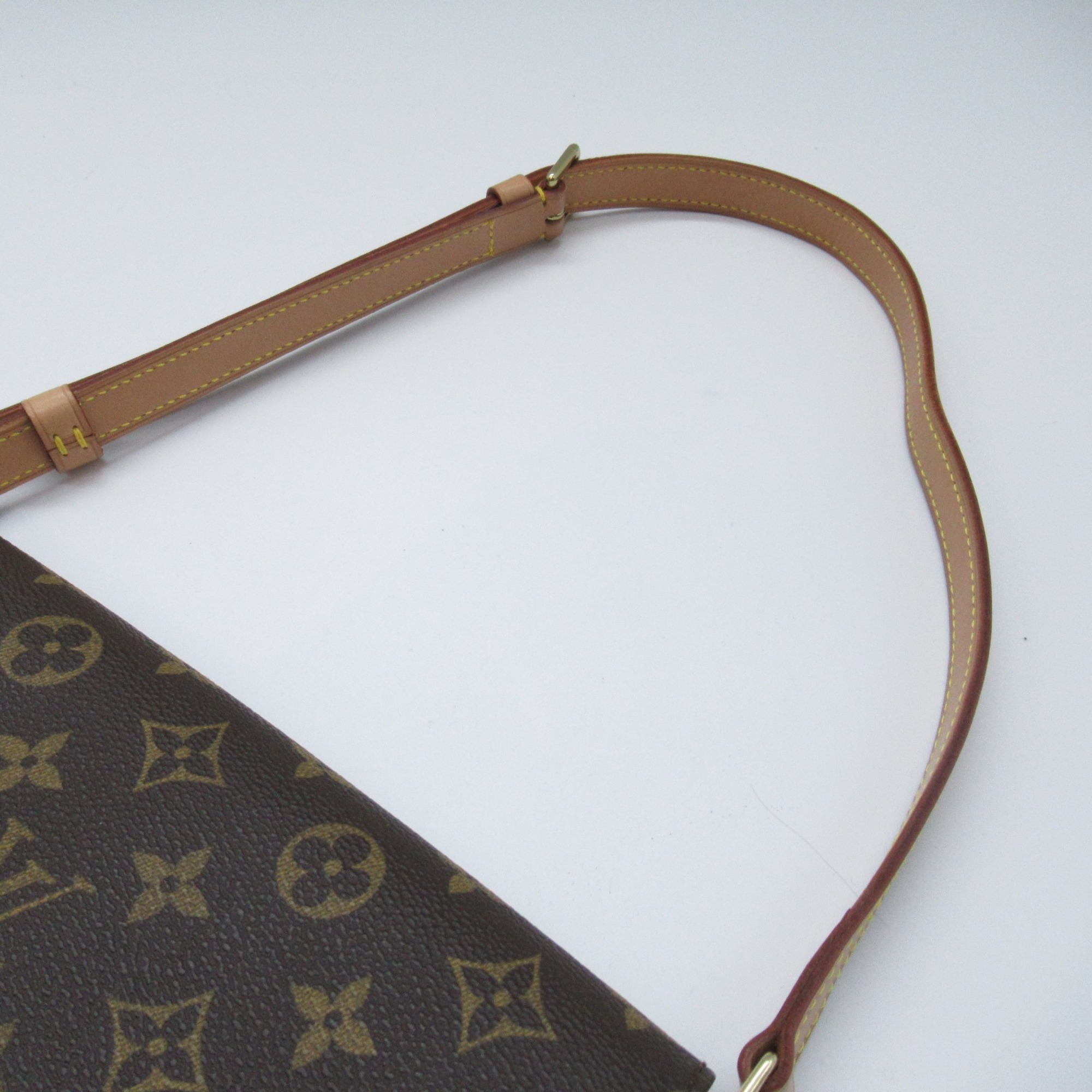 LOUIS VUITTON Musette Tango Short Brown Monogram PVC coated canvas M51257