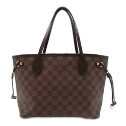 LOUIS VUITTON Never full Brown Ebene Damier PVC coated canvas N51109