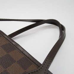 LOUIS VUITTON Never full Brown Ebene Damier PVC coated canvas N51109