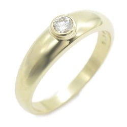 MIKIMOTO 1P diamond Ring Clear K18 (Yellow Gold) Clear