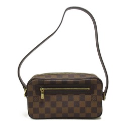 LOUIS VUITTON Pochette Cite Shoulder Bag Brown Damier PVC coated canvas N48045