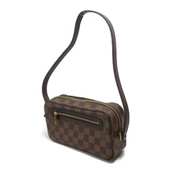 LOUIS VUITTON Pochette Cite Shoulder Bag Brown Damier PVC coated canvas N48045