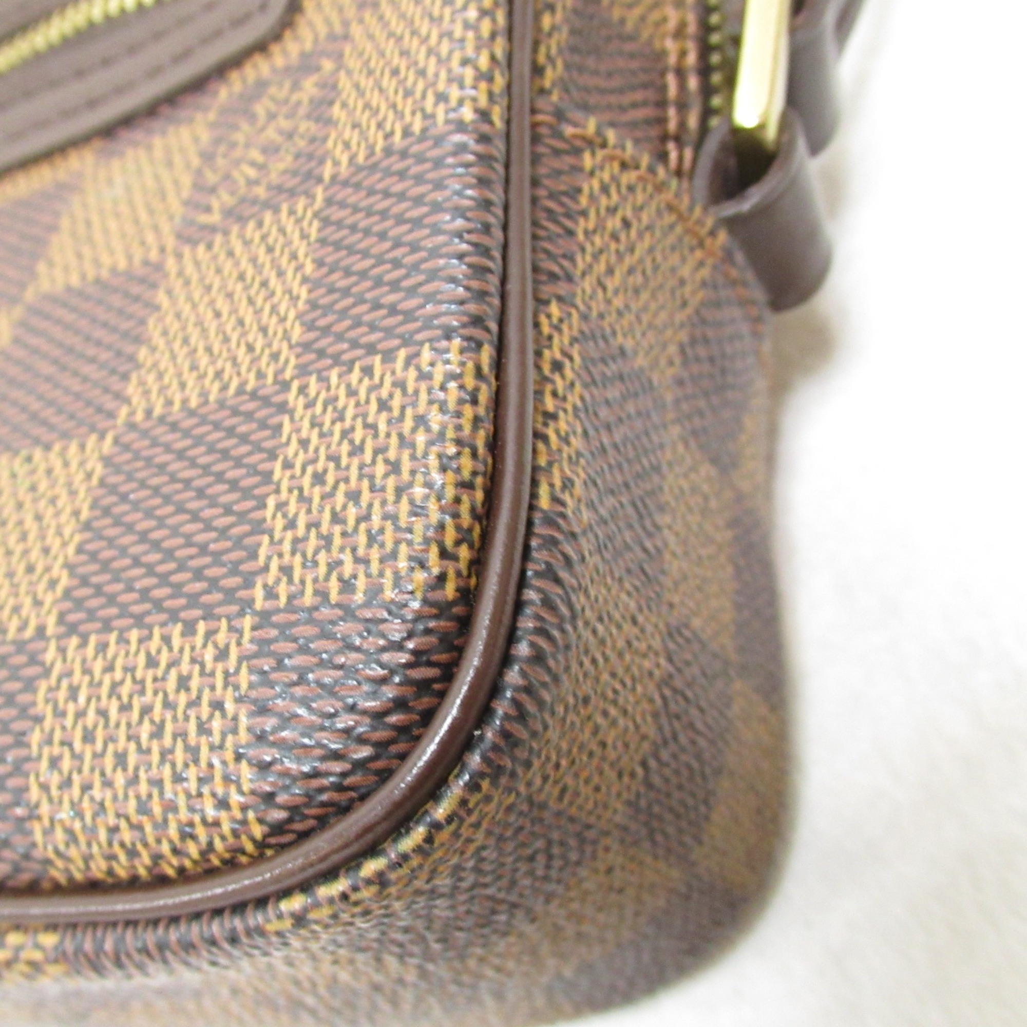 LOUIS VUITTON Pochette Cite Shoulder Bag Brown Damier PVC coated canvas N48045