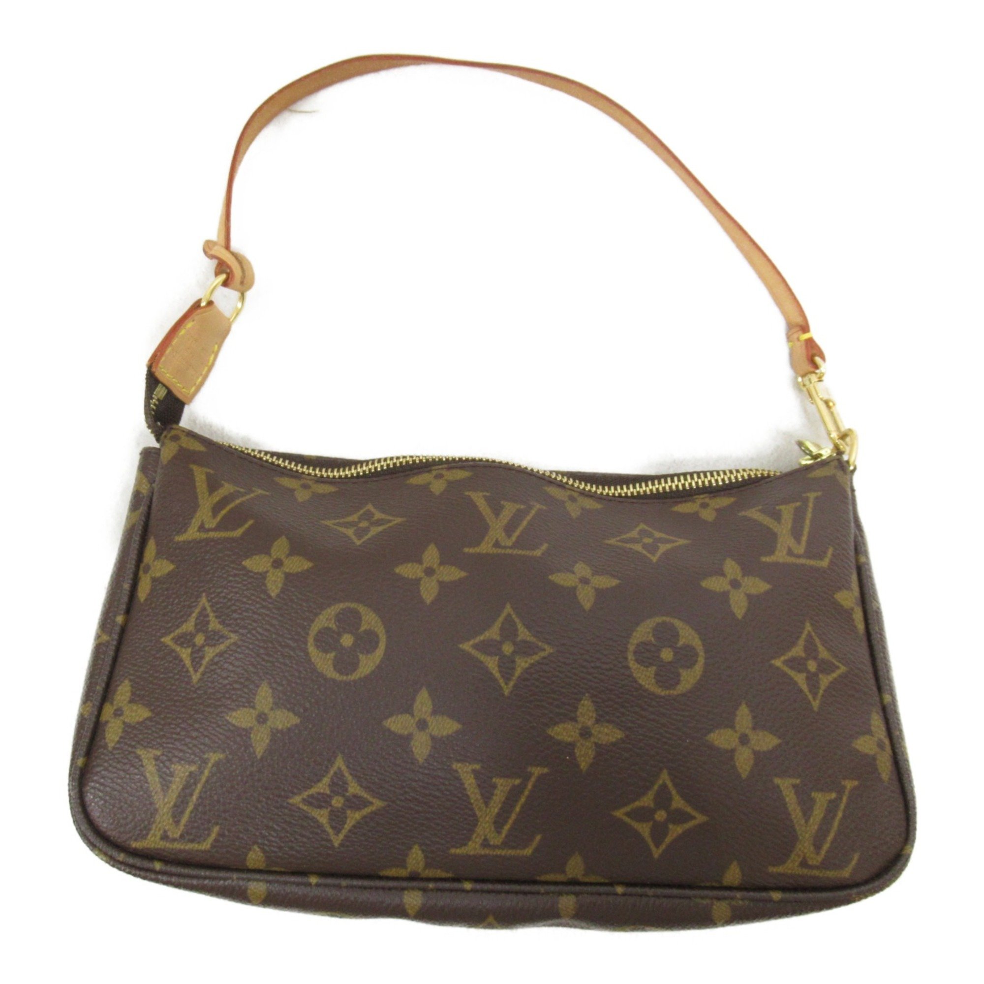 LOUIS VUITTON Pochette Accessoires Accessory pouch Brown Monogram PVC coated canvas M51980