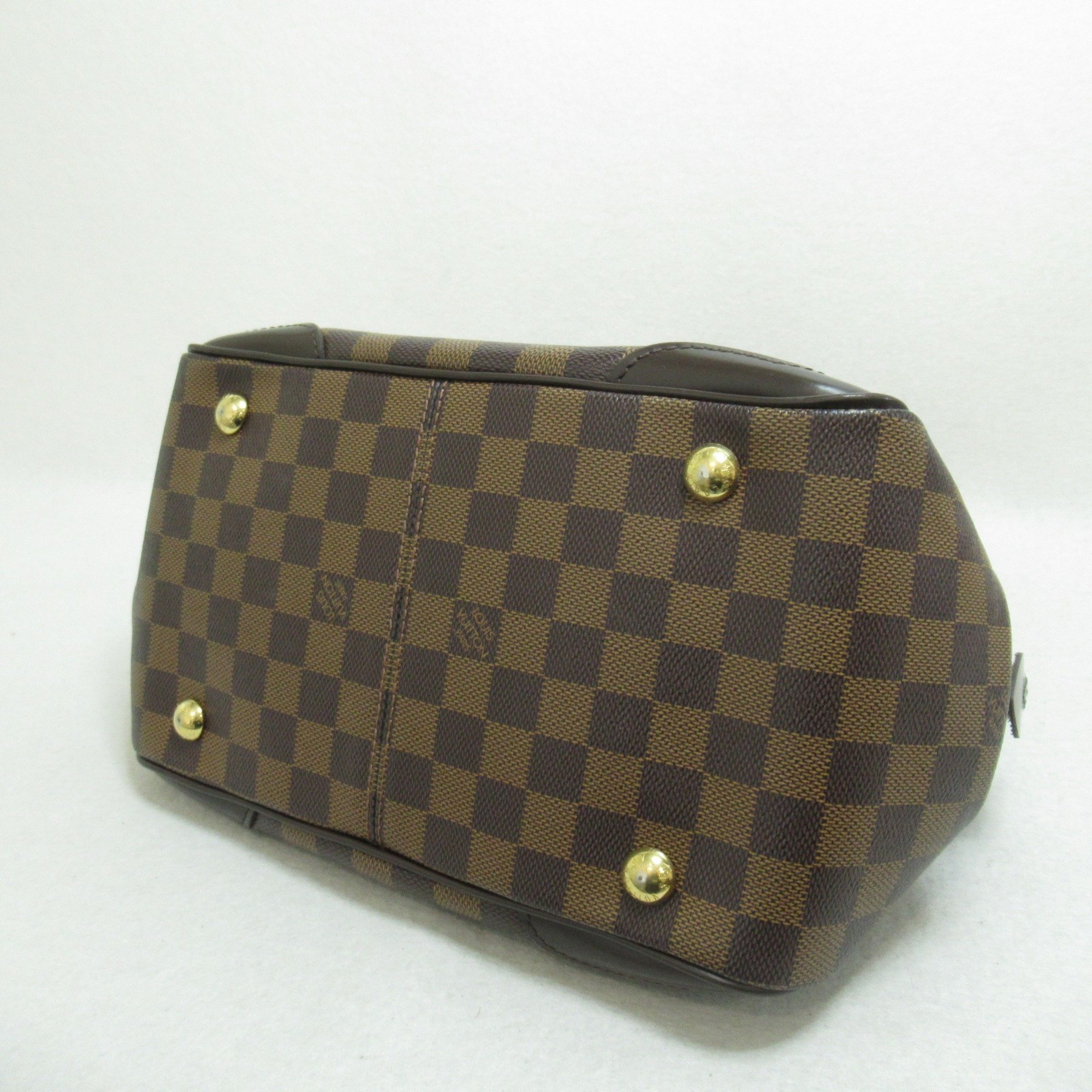 LOUIS VUITTON Verona PM Brown Ebene Damier PVC coated canvas N41117