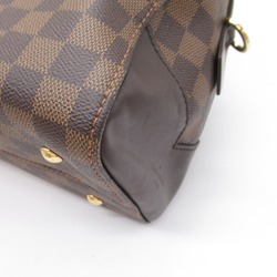 LOUIS VUITTON Kensington bowling Brown Ebene Damier PVC coated canvas N41505