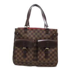 LOUIS VUITTON Uzes Tote Bag Brown Damier PVC coated canvas N51128