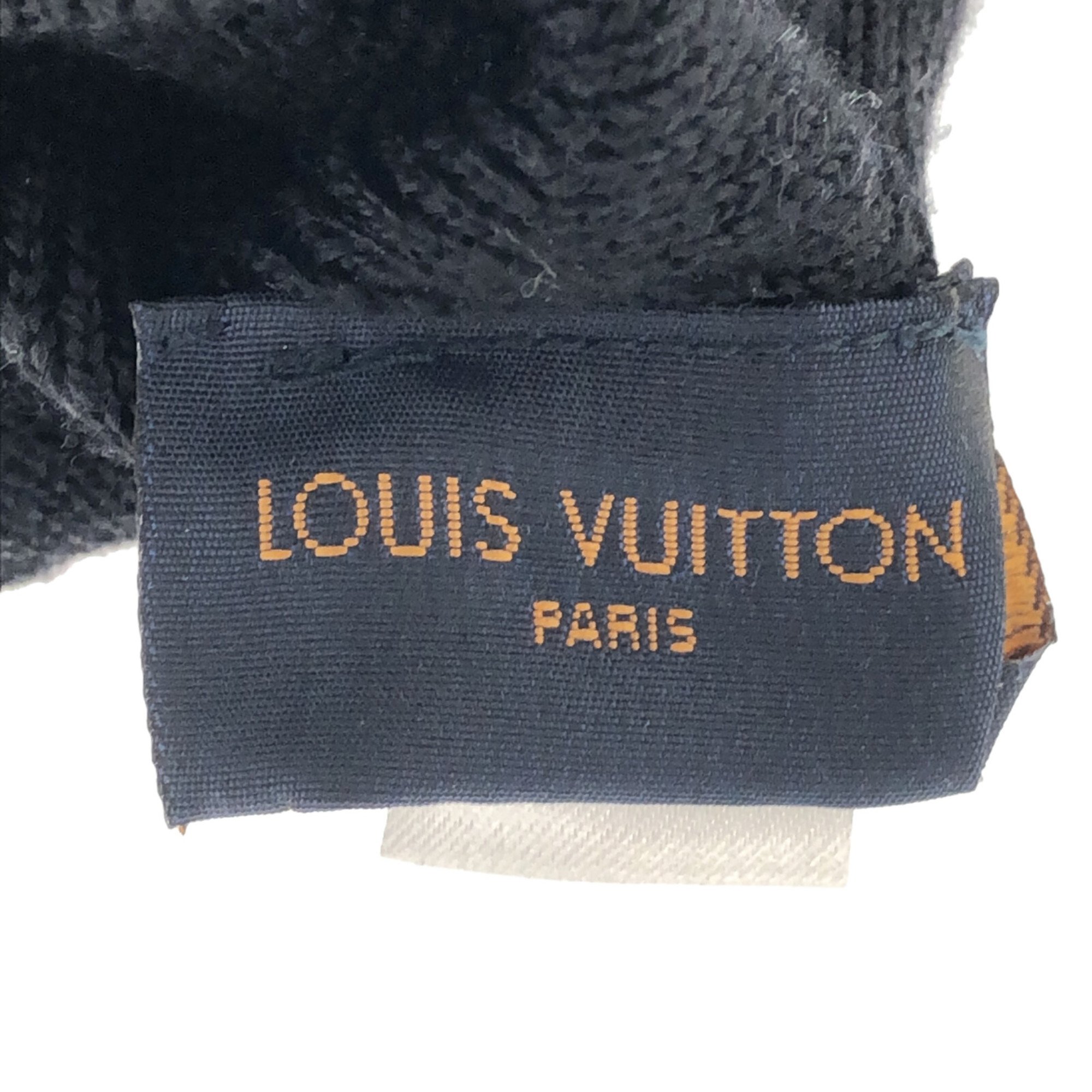 LOUIS VUITTON gloves Black wool M73470