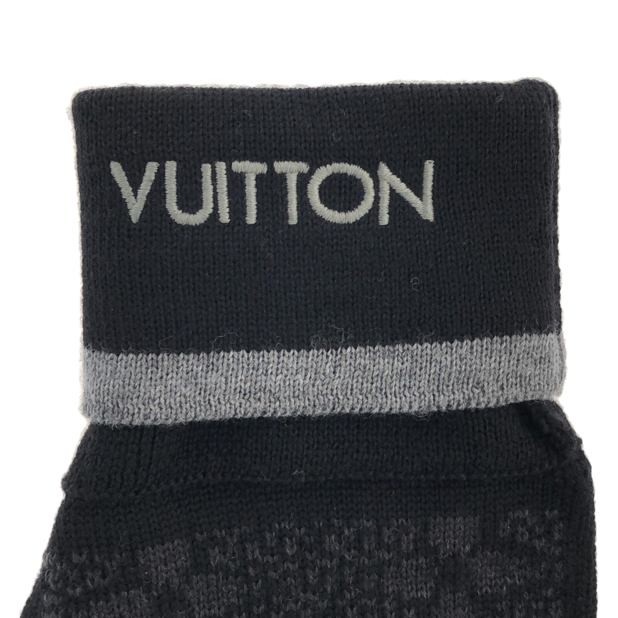 LOUIS VUITTON gloves Black wool M73470