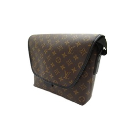 LOUIS VUITTON Magnetic messenger Brown Monogram macassar PVC coated canvas M45557