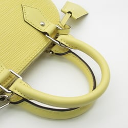 LOUIS VUITTON Alma BB Yellow Pastel yellow Epi Calfskin (cowhide) M22213