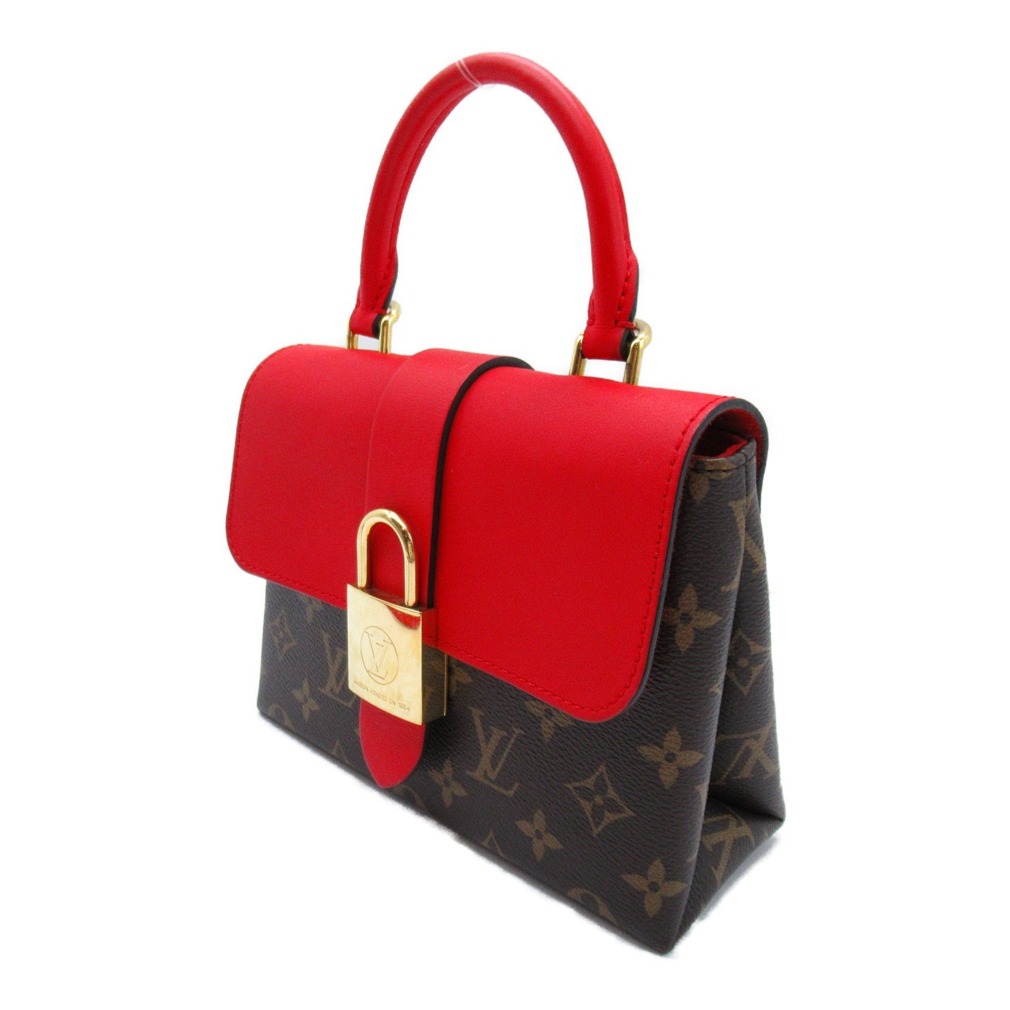 LOUIS VUITTON Rocky BB Red Brown Coquelicot Monogram PVC coated canvas M44322