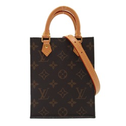 LOUIS VUITTON Petit Sac Plat Brown Monogram PVC coated canvas M81295