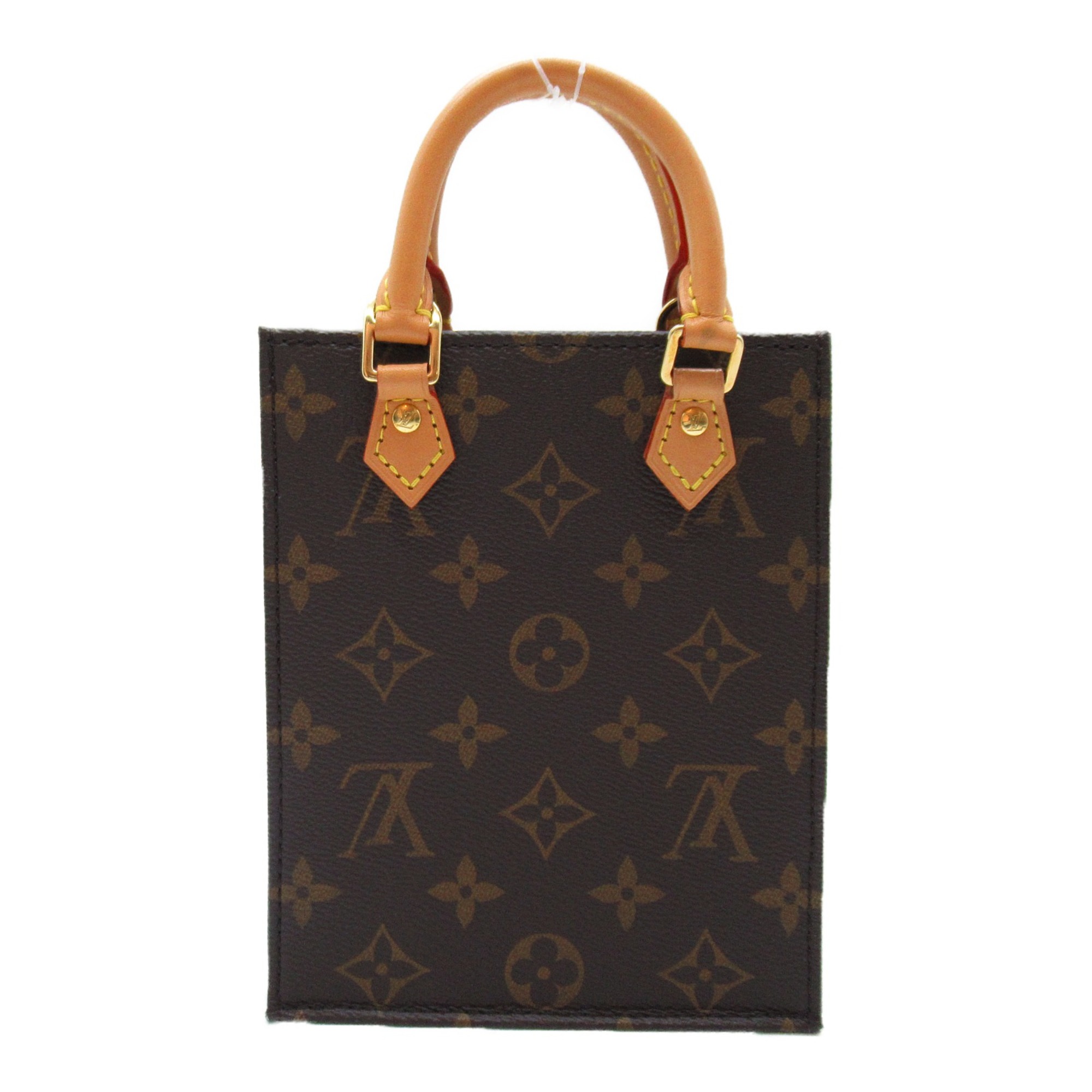 LOUIS VUITTON Petit Sac Plat Brown Monogram PVC coated canvas M81295