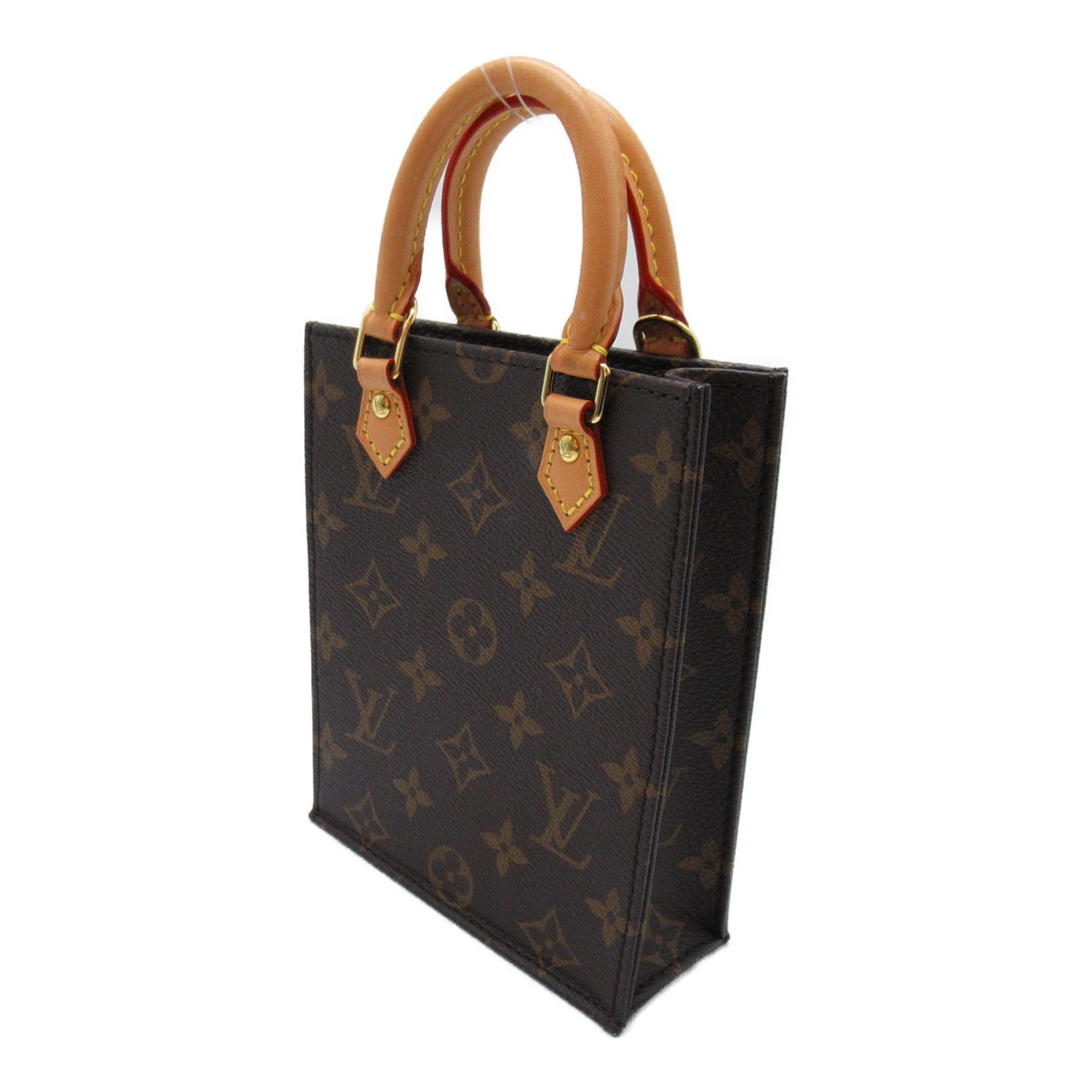 LOUIS VUITTON Petit Sac Plat Brown Monogram PVC coated canvas M81295