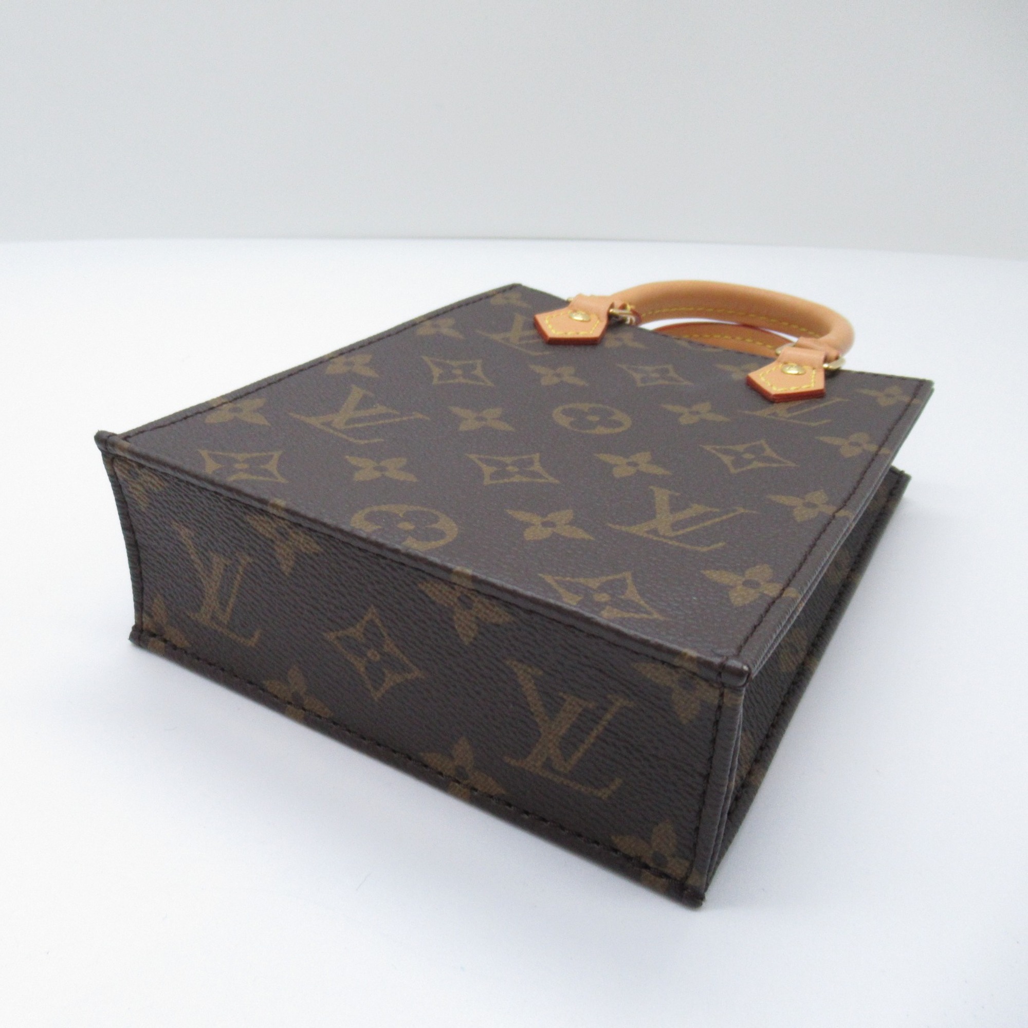 LOUIS VUITTON Petit Sac Plat Brown Monogram PVC coated canvas M81295