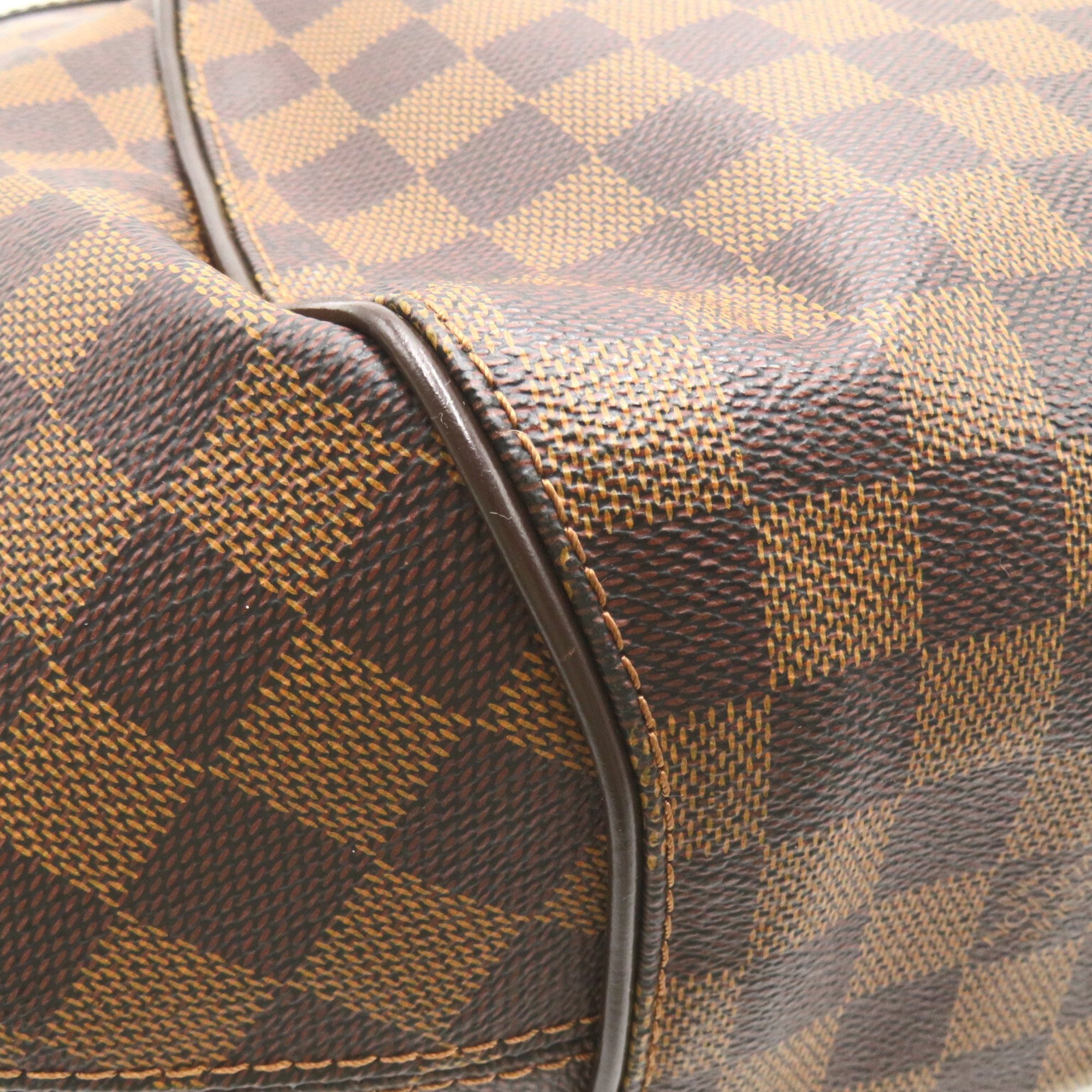 LOUIS VUITTON Sistina GM Brown Ebene Damier PVC coated canvas N41540