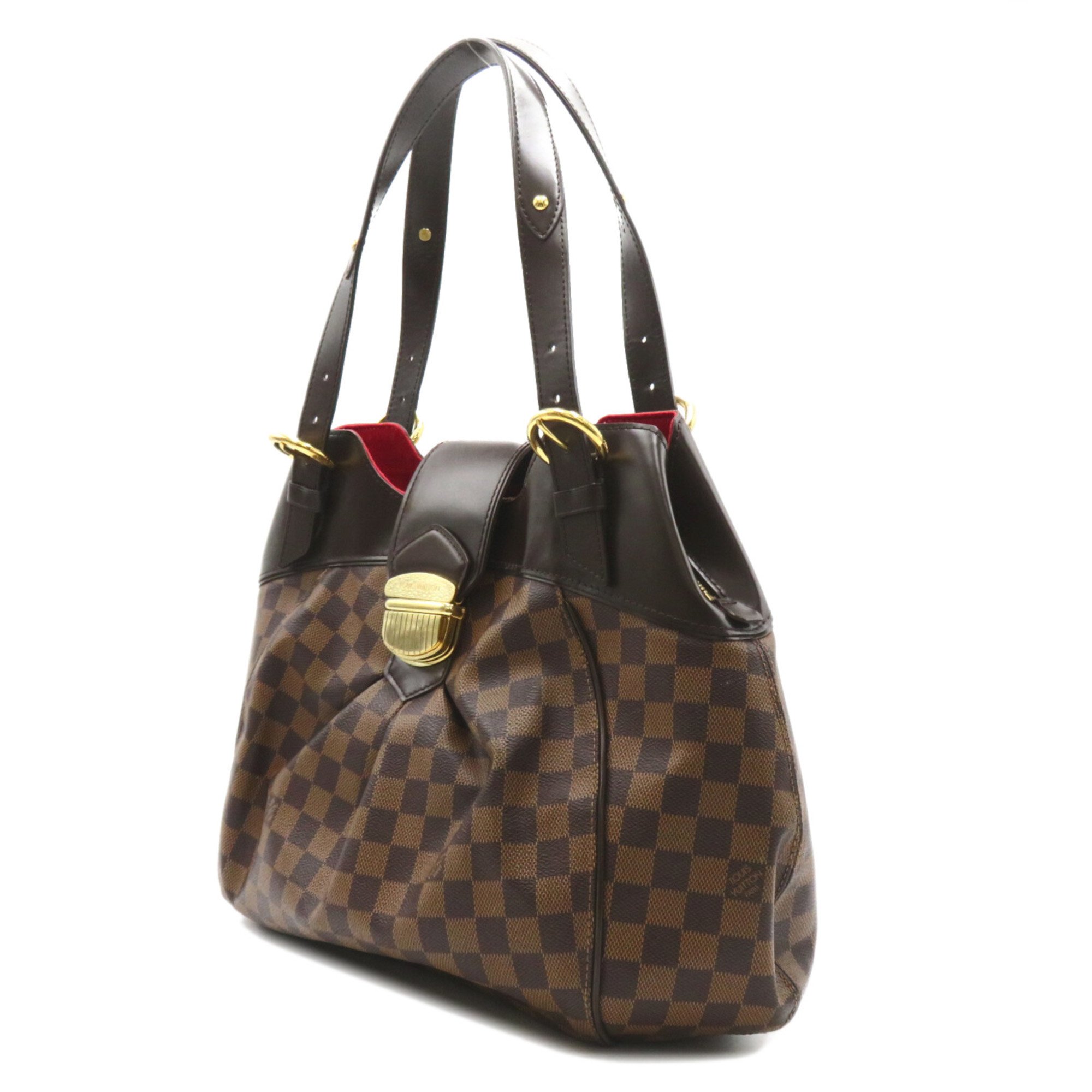 LOUIS VUITTON Sistina GM Brown Ebene Damier PVC coated canvas N41540