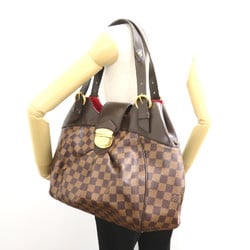 LOUIS VUITTON Sistina GM Brown Ebene Damier PVC coated canvas N41540