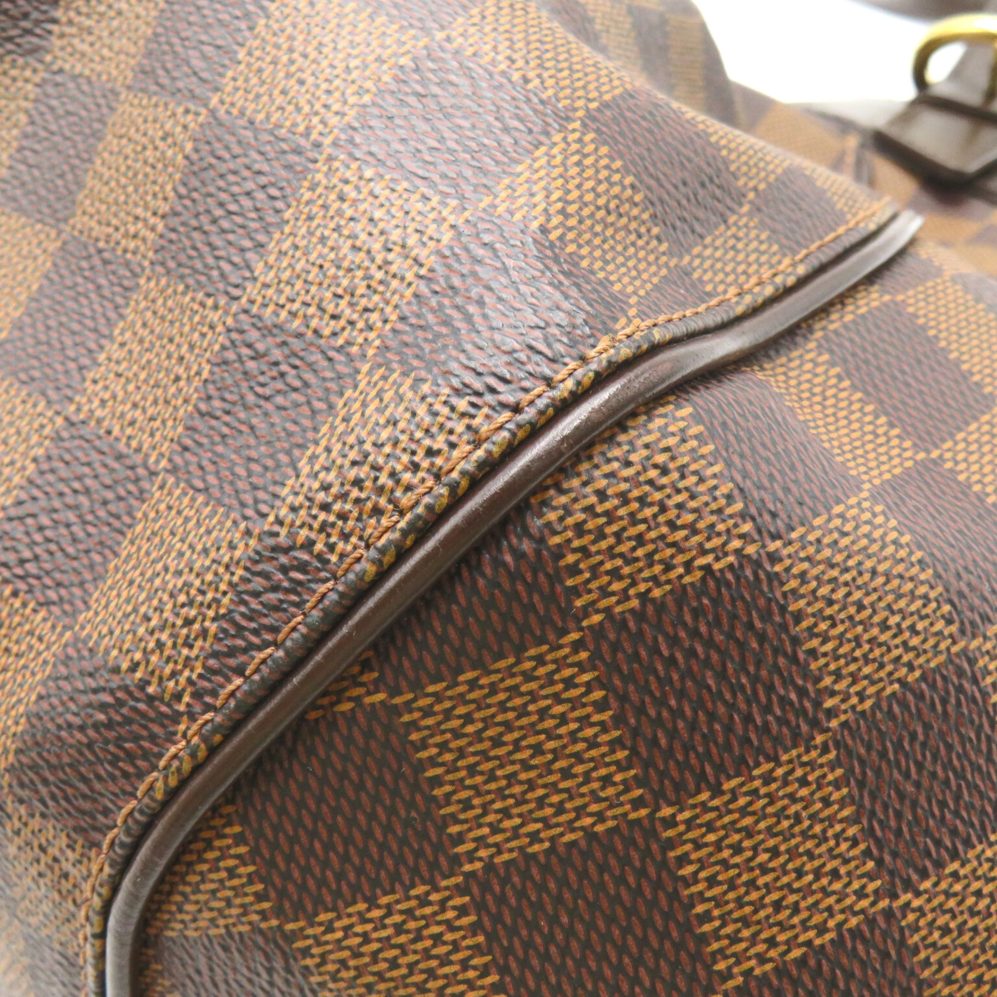 LOUIS VUITTON Sistina GM Brown Ebene Damier PVC coated canvas N41540