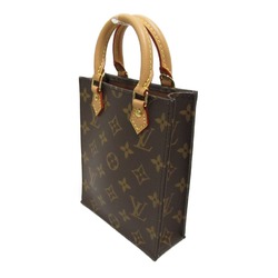 LOUIS VUITTON Petit Sac Plat Shoulder Bag Brown Monogram PVC coated canvas M69442