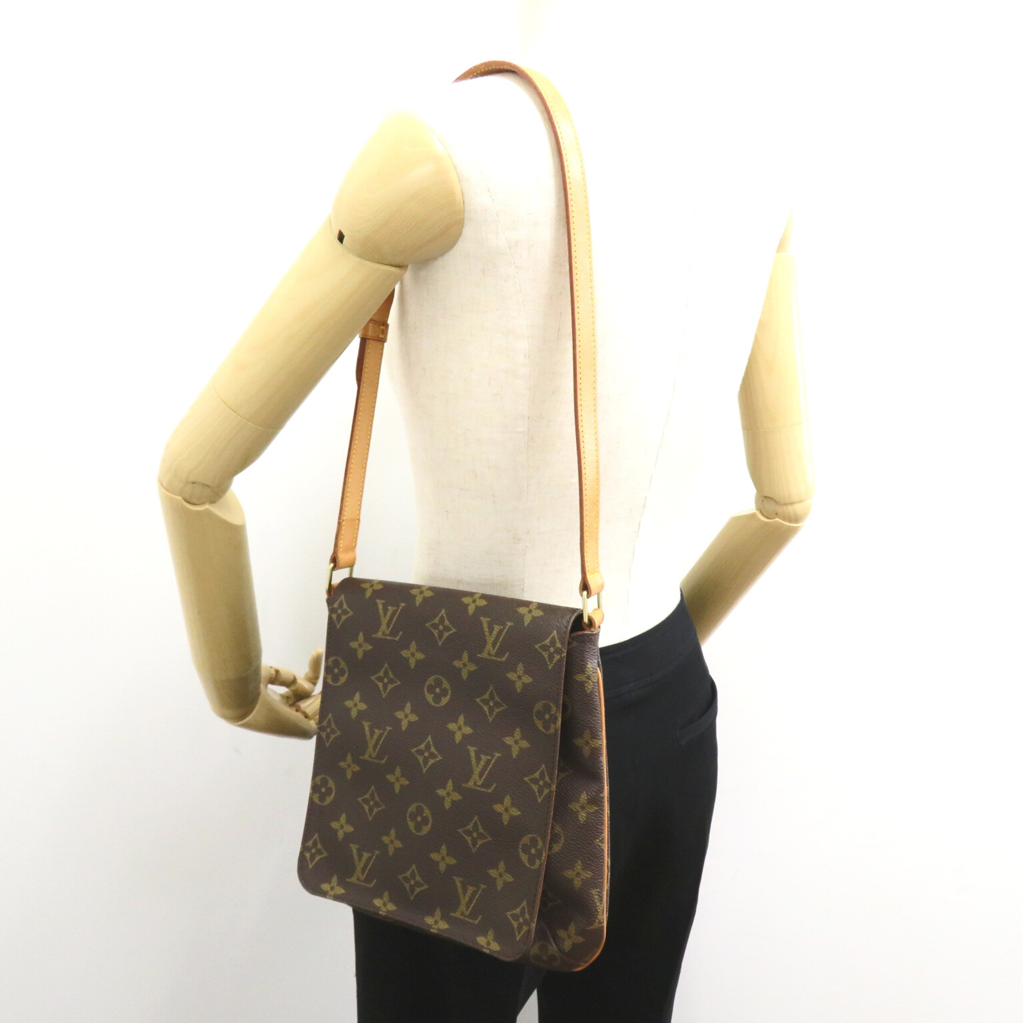 LOUIS VUITTON Musette Salsa Short Brown Monogram PVC coated canvas M51258