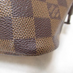 LOUIS VUITTON Neverfull MM Tote Bag Brown Ebene Damier PVC coated canvas N51105