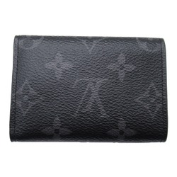 LOUIS VUITTON Discovery compact wallet Black Monogram eclipse PVC coated canvas M67630