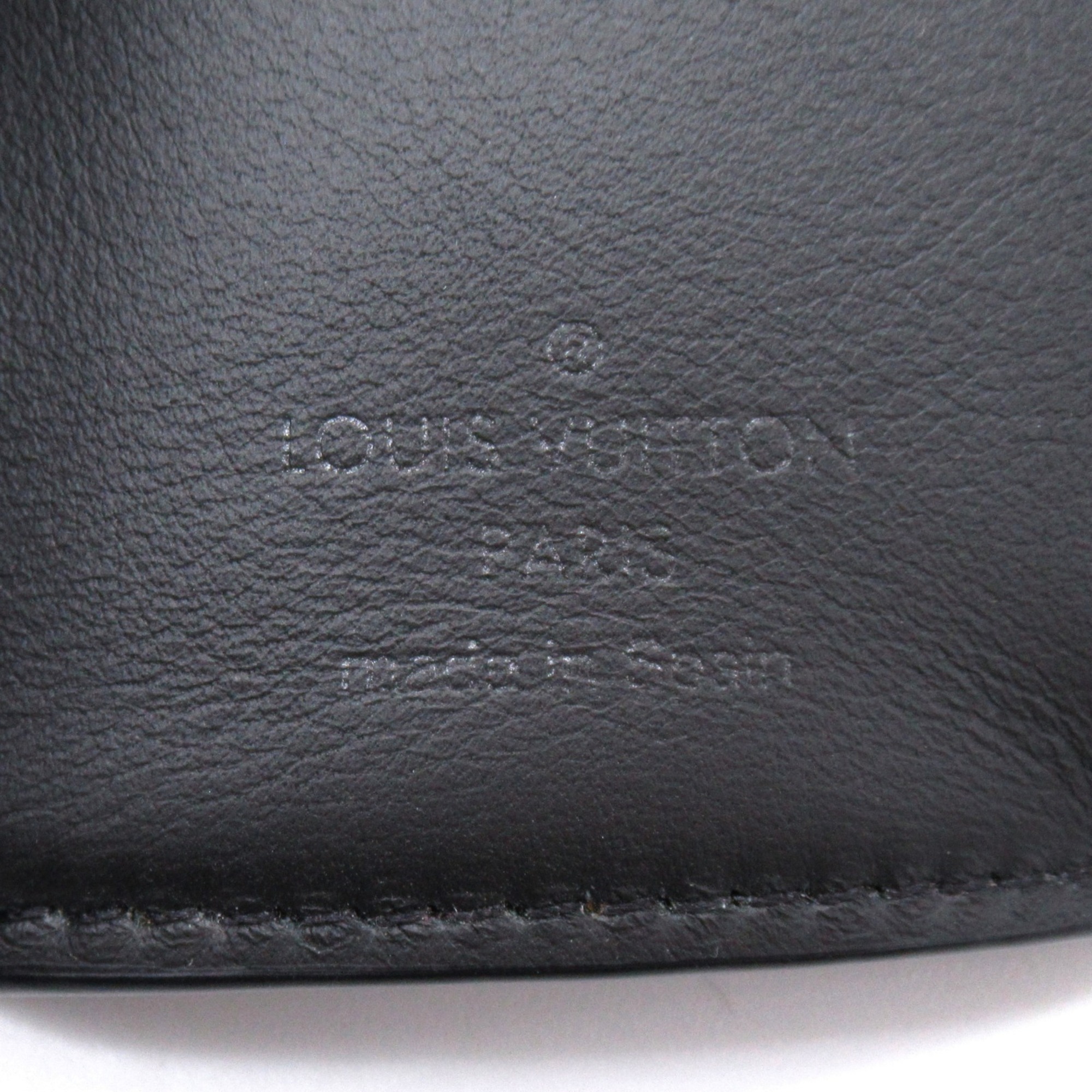 LOUIS VUITTON Discovery compact wallet Black Monogram eclipse PVC coated canvas M67630