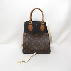 LOUIS VUITTON Fold Tote MM Shoulder Bag Brown Monogram PVC coated canvas M45409