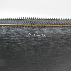 Paul Smith Round long wallet Black leather 4778X78A