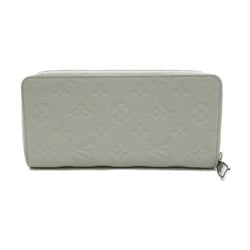 LOUIS VUITTON Zippy wallet Gray Monogram /Taurillon Clemence leather leather M82597