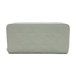 LOUIS VUITTON Zippy wallet Gray Monogram /Taurillon Clemence leather leather M82597