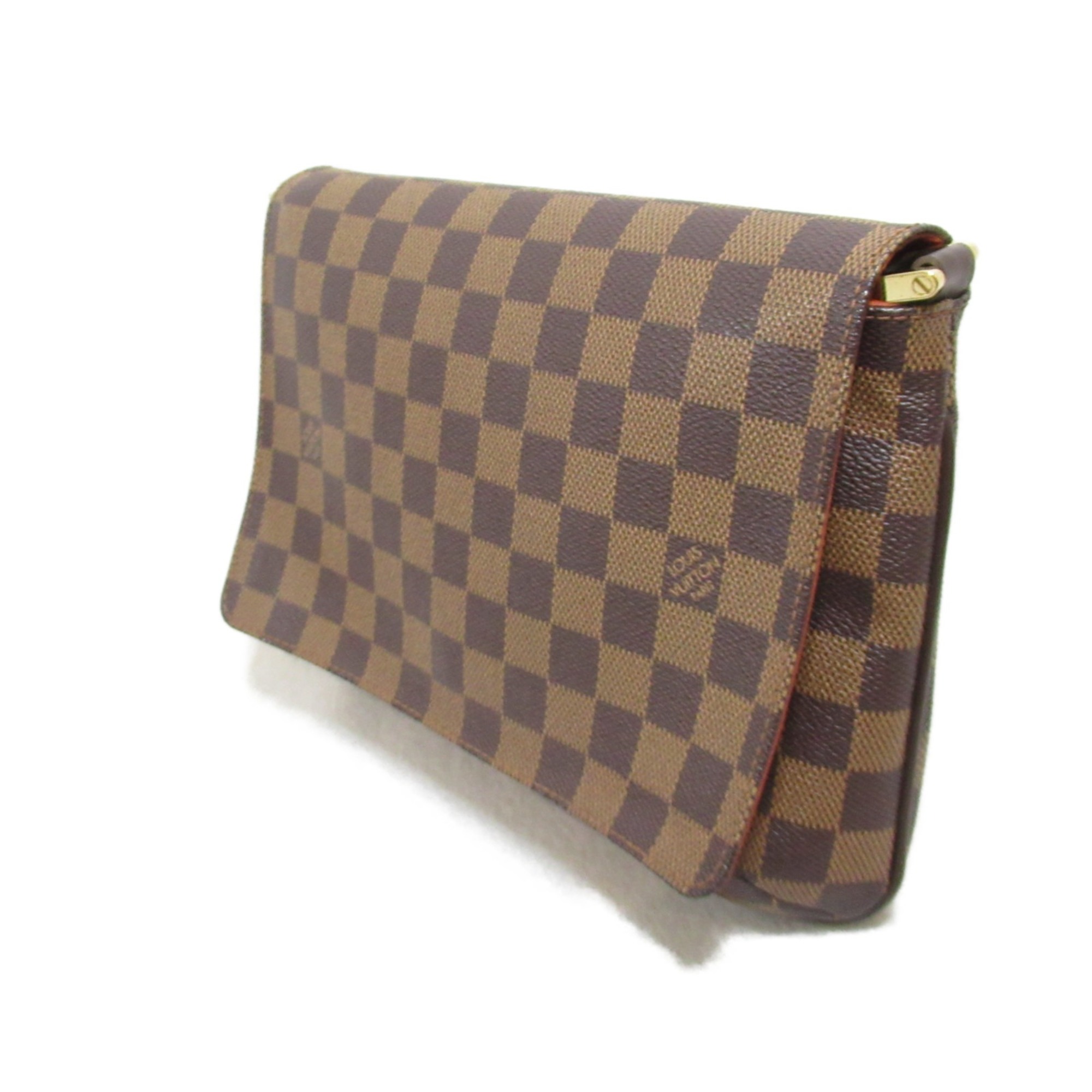 LOUIS VUITTON Musette Tango Short Shoulder Bag Brown Damier PVC coated canvas N51255