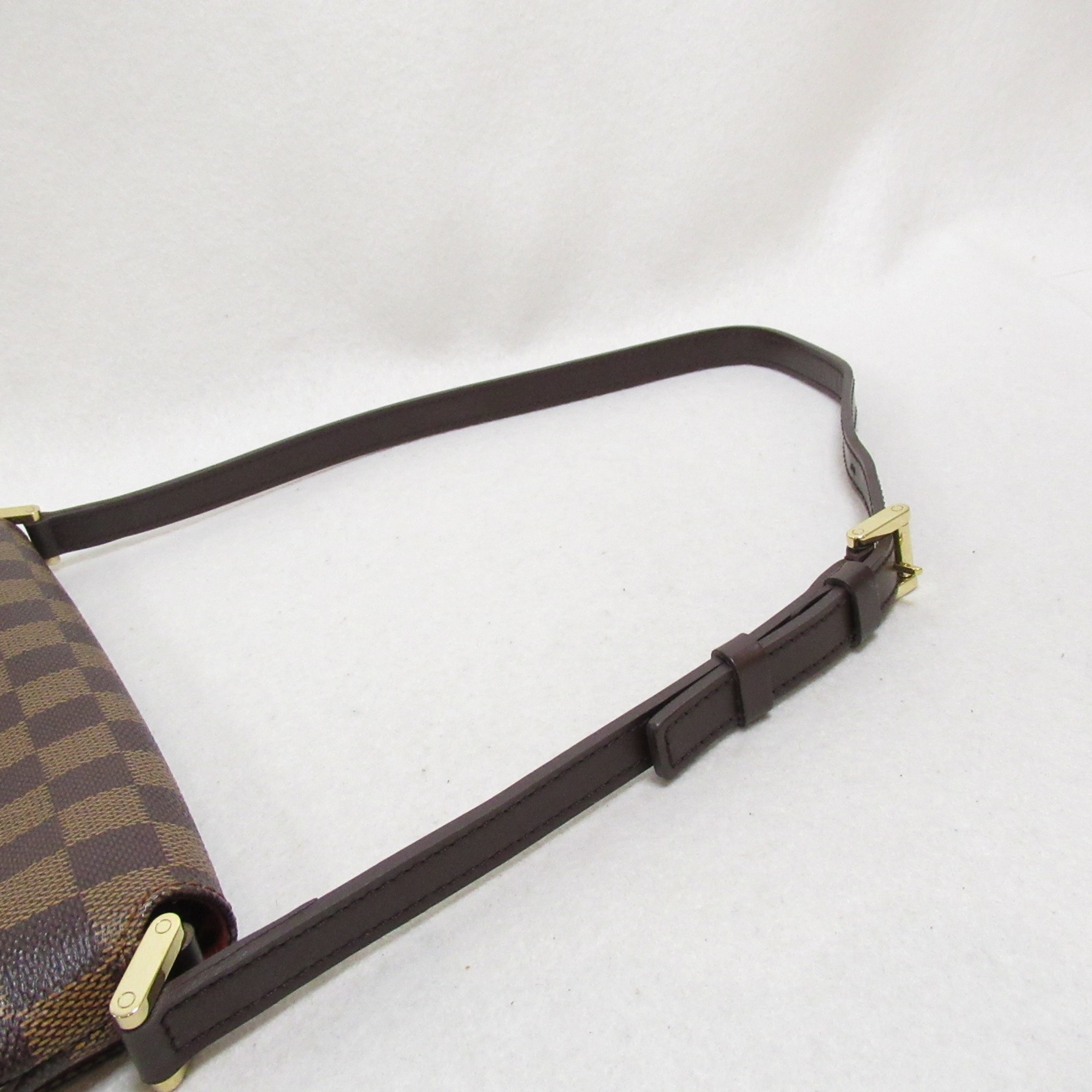 LOUIS VUITTON Musette Tango Short Shoulder Bag Brown Damier PVC coated canvas N51255