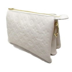 LOUIS VUITTON Coussin PM Shoulder Bag Beige Monogram pattern claim Lambskin (sheep leather) M21262