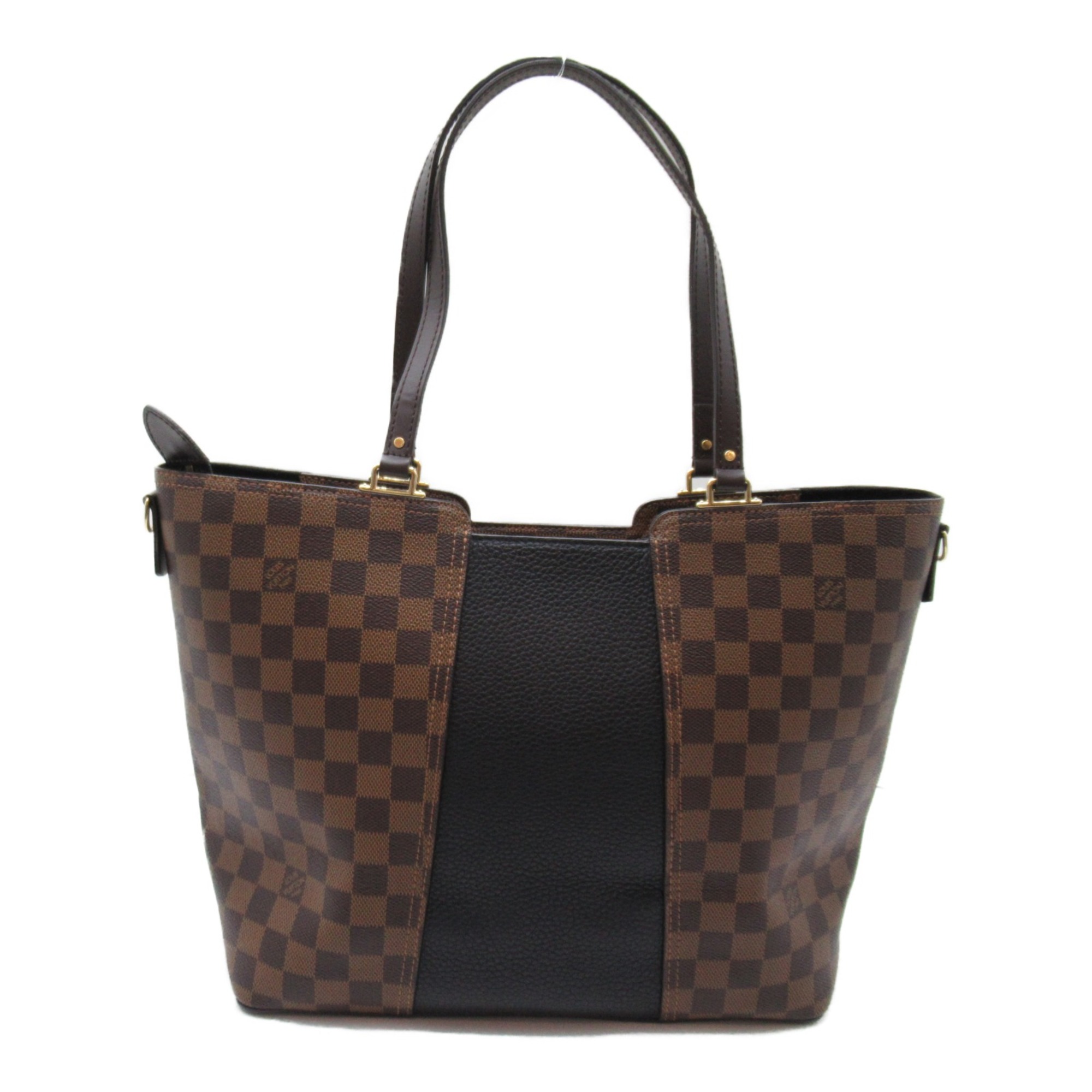 LOUIS VUITTON Jersey Brown Black Damier leather PVC coated canvas N44023