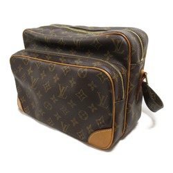 LOUIS VUITTON Nile Shoulder Bag Brown Monogram PVC coated canvas M45244