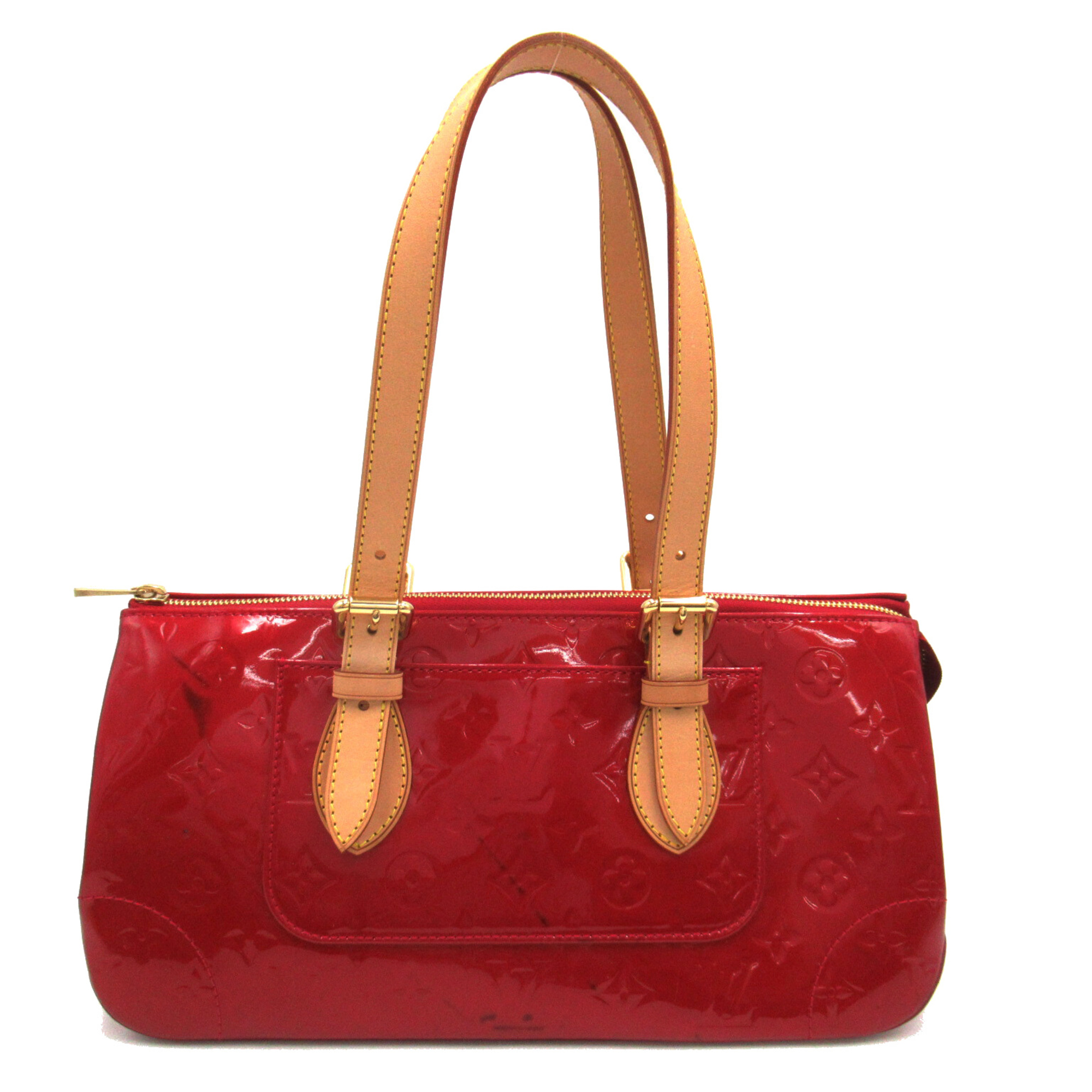 LOUIS VUITTON Bois de rose Avenue Red Pomme D'amour Vernis enamel M93507