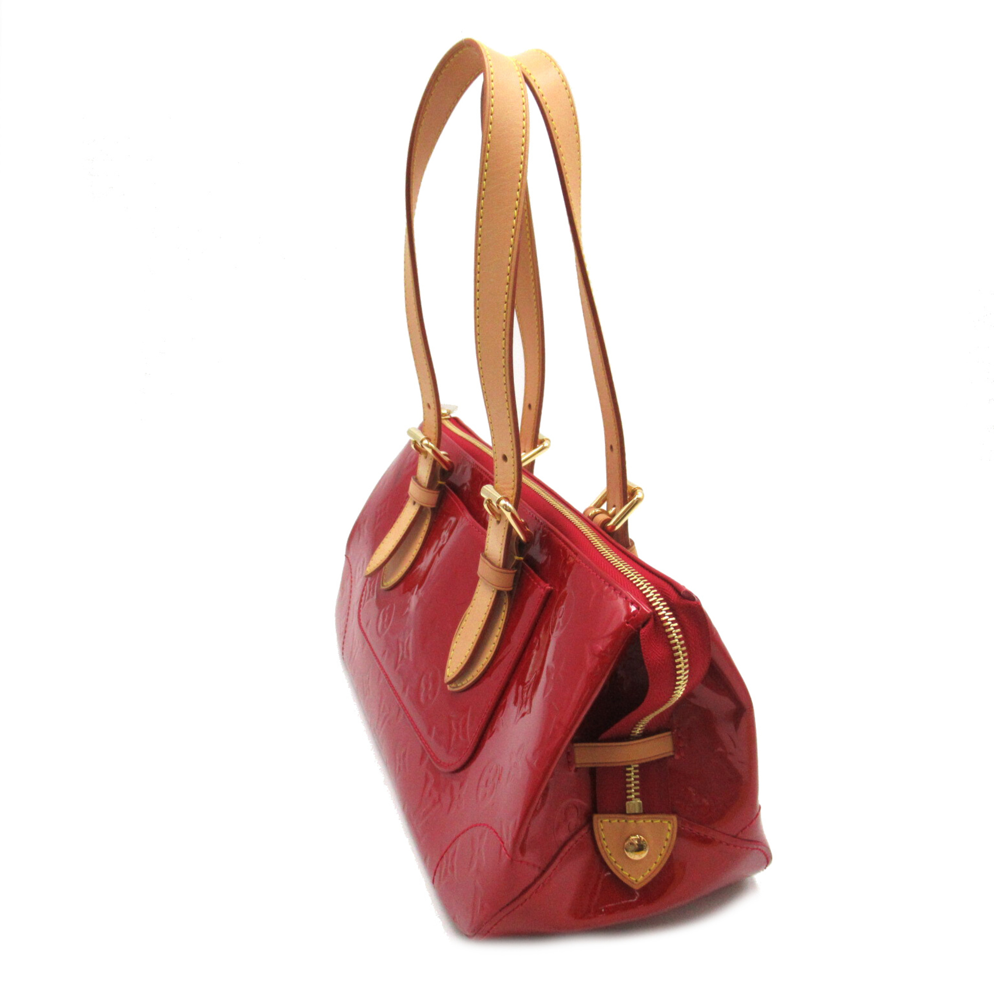 LOUIS VUITTON Bois de rose Avenue Red Pomme D'amour Vernis enamel M93507