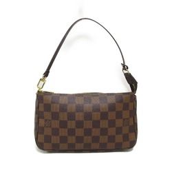 LOUIS VUITTON Pochette/Accessoires Accessory pouch (with handle) Brown Damier PVC coated canvas N51985