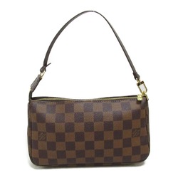 LOUIS VUITTON Pochette/Accessoires Accessory pouch (with handle) Brown Damier PVC coated canvas N51985