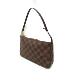 LOUIS VUITTON Pochette/Accessoires Accessory pouch (with handle) Brown Damier PVC coated canvas N51985