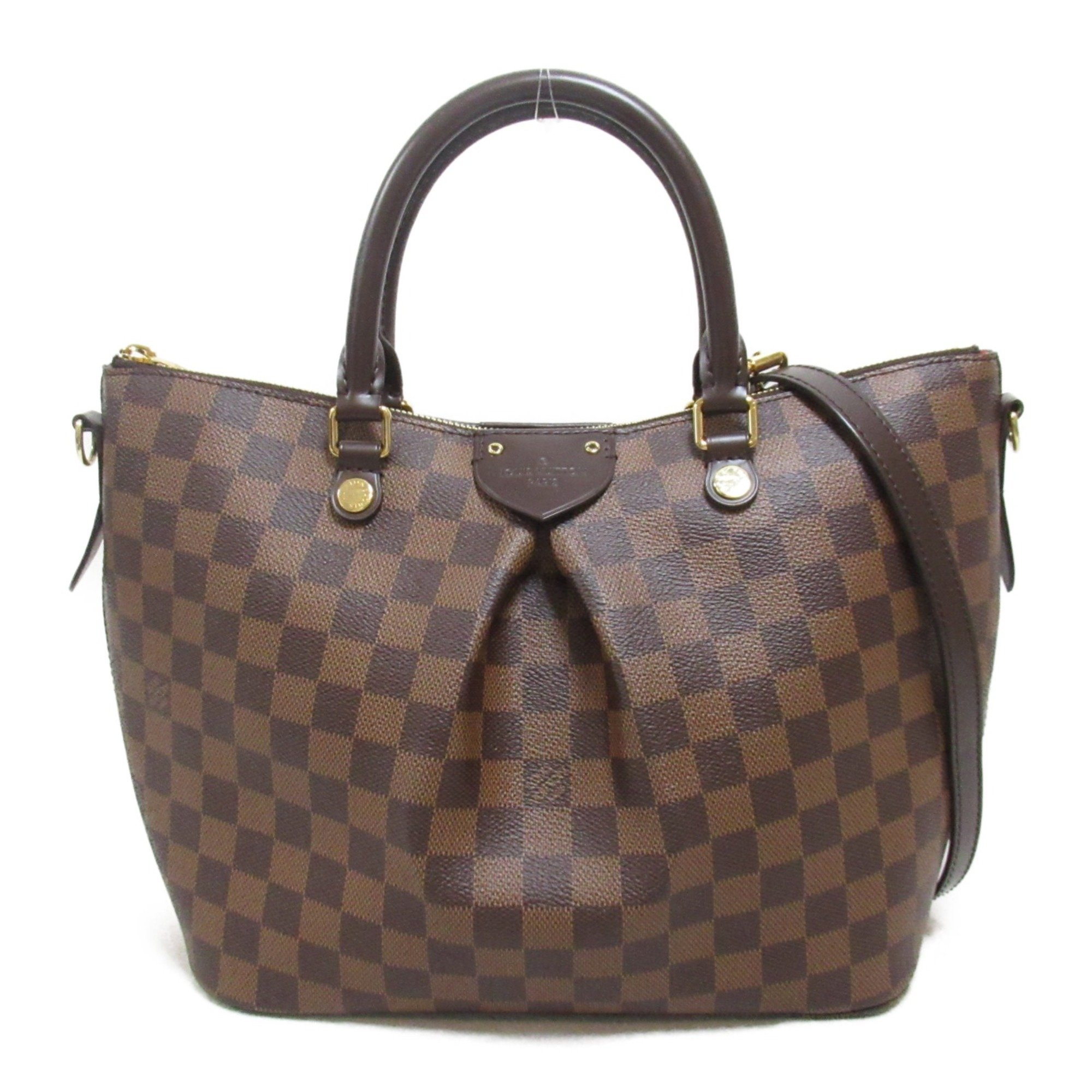 LOUIS VUITTON Siena PM 2way Shoulder Bag Brown Damier PVC coated canvas N41545