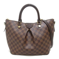 LOUIS VUITTON Siena PM 2way Shoulder Bag Brown Damier PVC coated canvas N41545