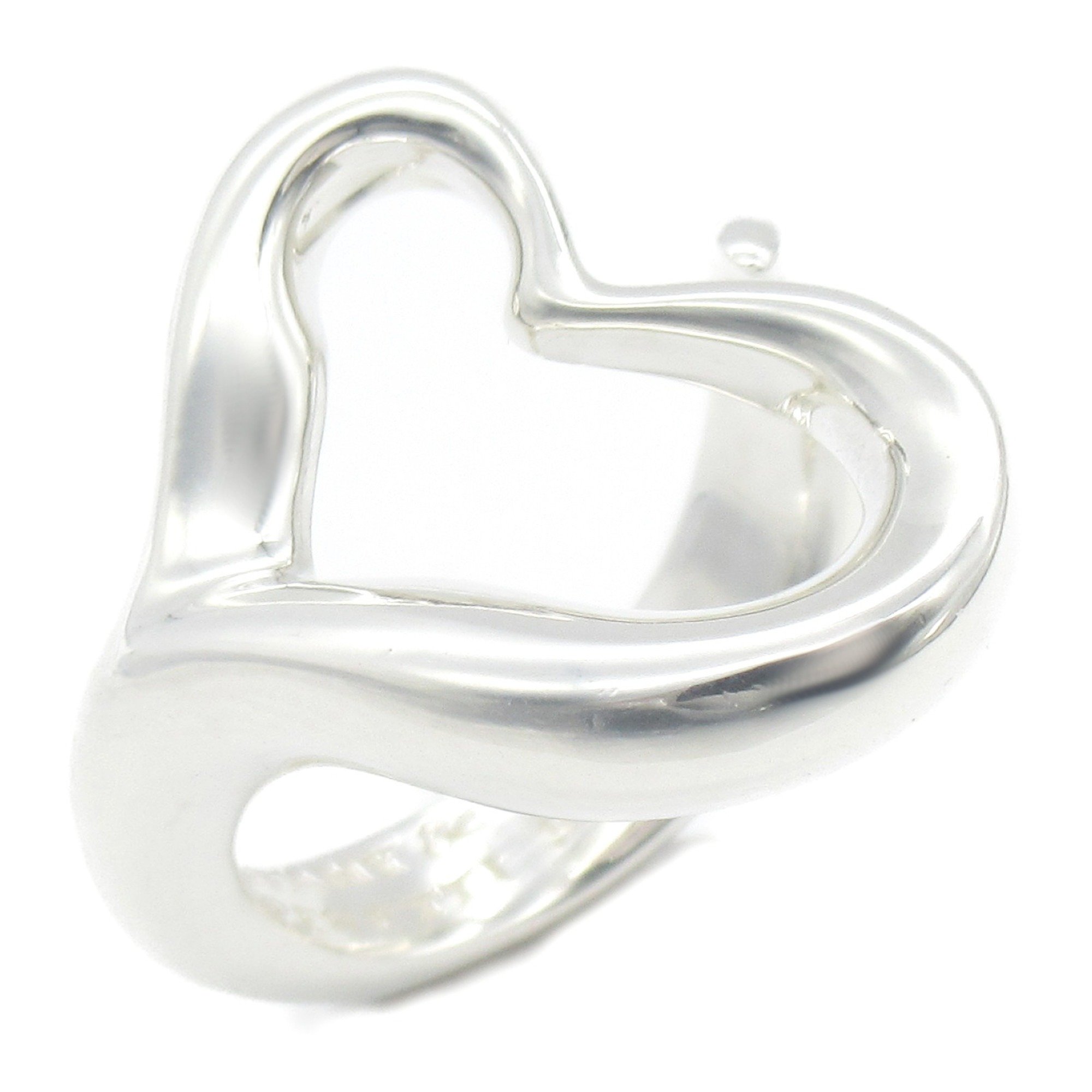 TIFFANY&CO Open heart Ring Silver Silver925 Silver