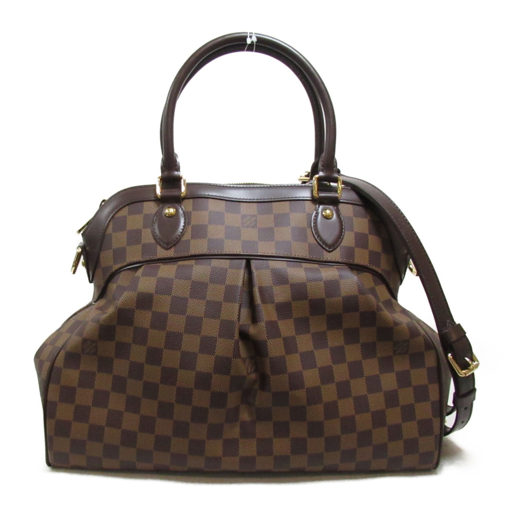 LOUIS VUITTON Trevi 2wayShoulder Bag Brown Ebene Damier PVC coated canvas N51998