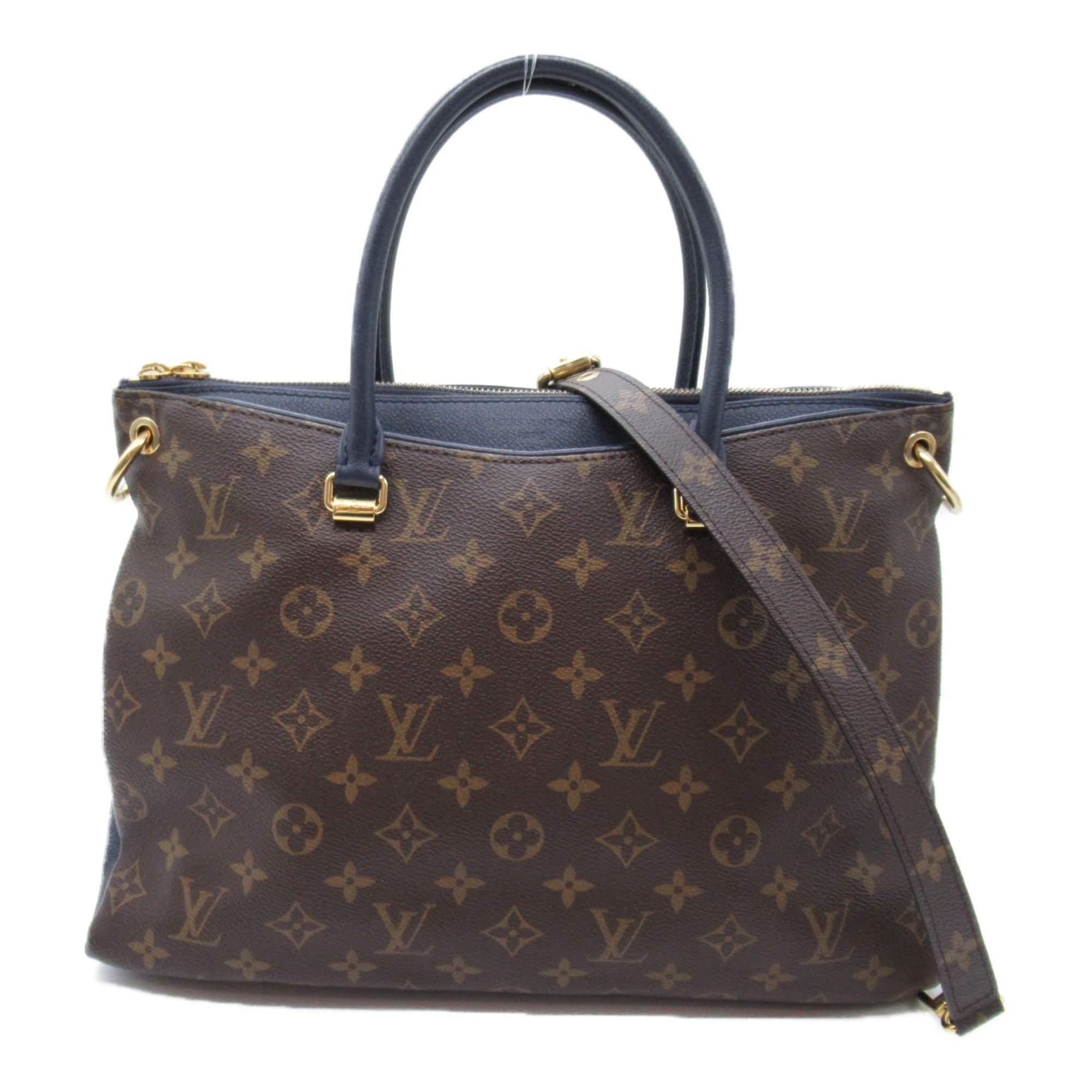 LOUIS VUITTON Pallas Navy Marine Monogram PVC coated canvas M44042